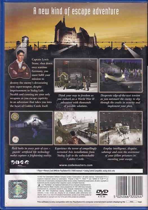 Prisoner of war - world war 2 - PS2 (Genbrug)